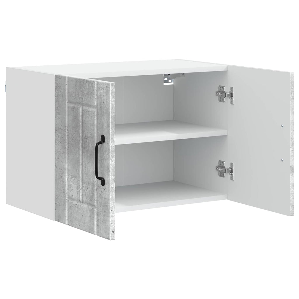 Wandschrank LUCCA 2 pcs Betongrau 60 x 31 x 40 cm Holzwerkstoff
