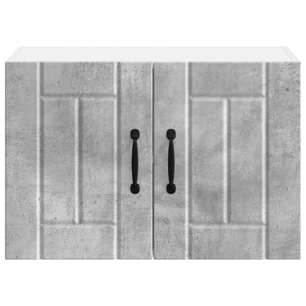 Wandschrank LUCCA 2 pcs Betongrau 60 x 31 x 40 cm Holzwerkstoff