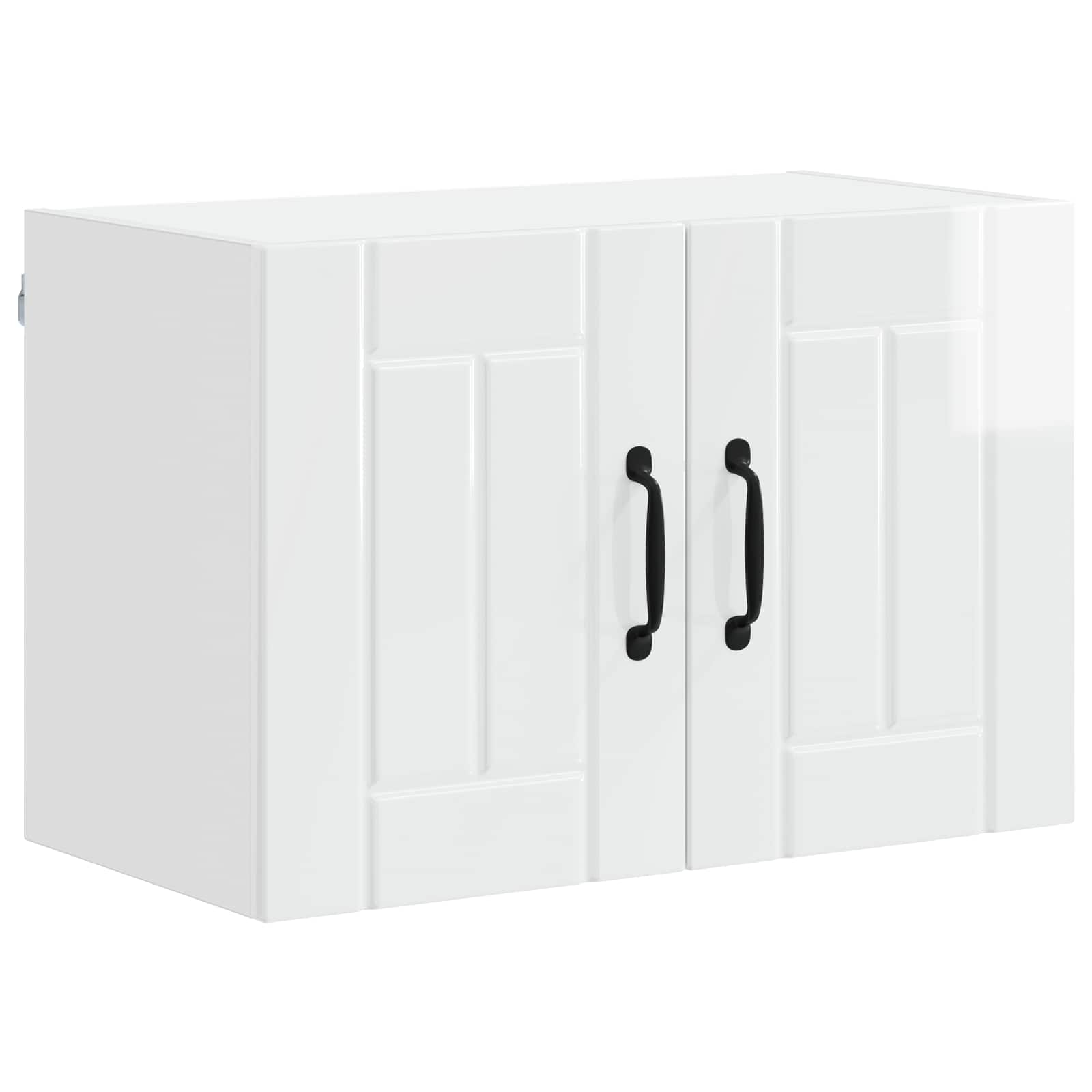 Wandschrank LUCCA 2 pcs Hochglanz Weiß 60 x 31 x 40 cm