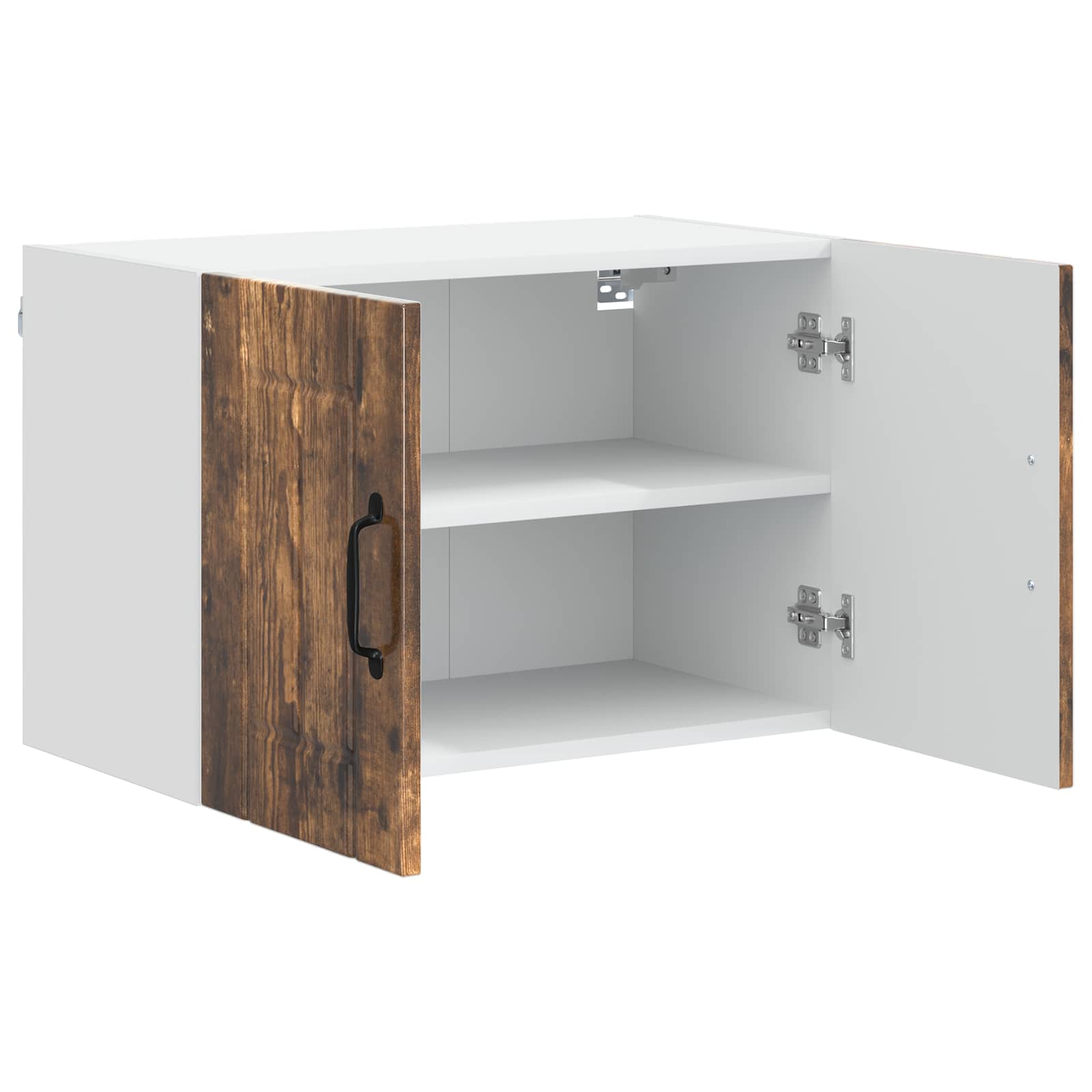 Wandschrank LUCCA 2 pcs Geräucherte Eiche 60 x 31 x 40 cm