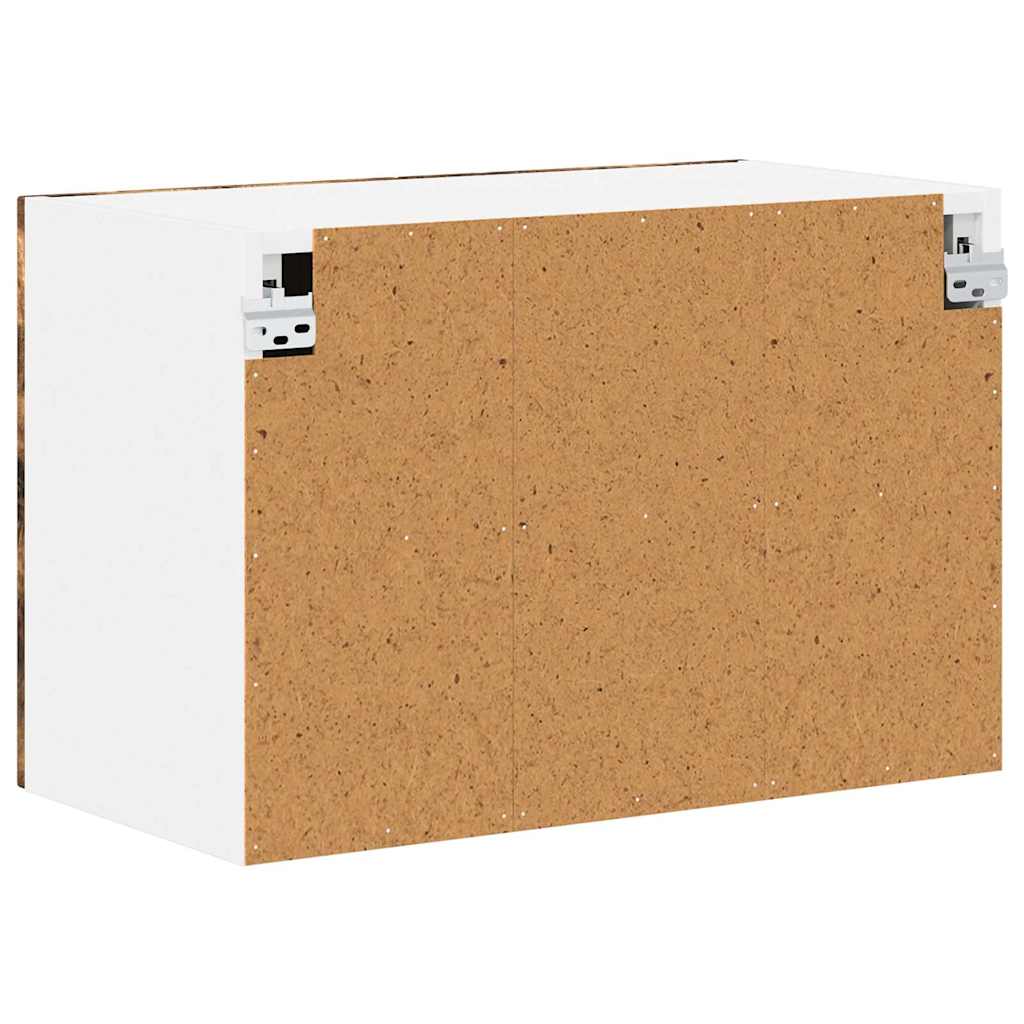 Wandschrank LUCCA 2 pcs Geräucherte Eiche 60 x 31 x 40 cm