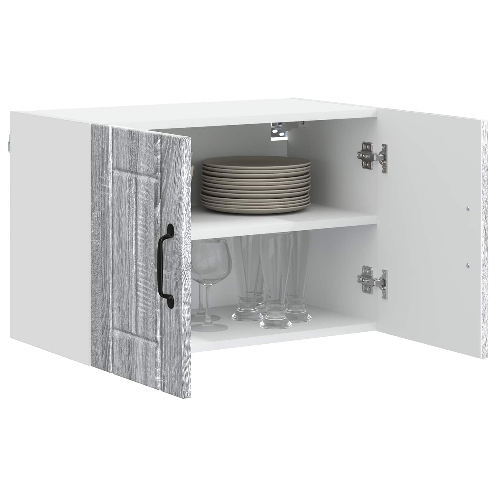 Wandschrank LUCCA Graues Sonoma 60 x 31 x 40 cm Holzwerkstoff