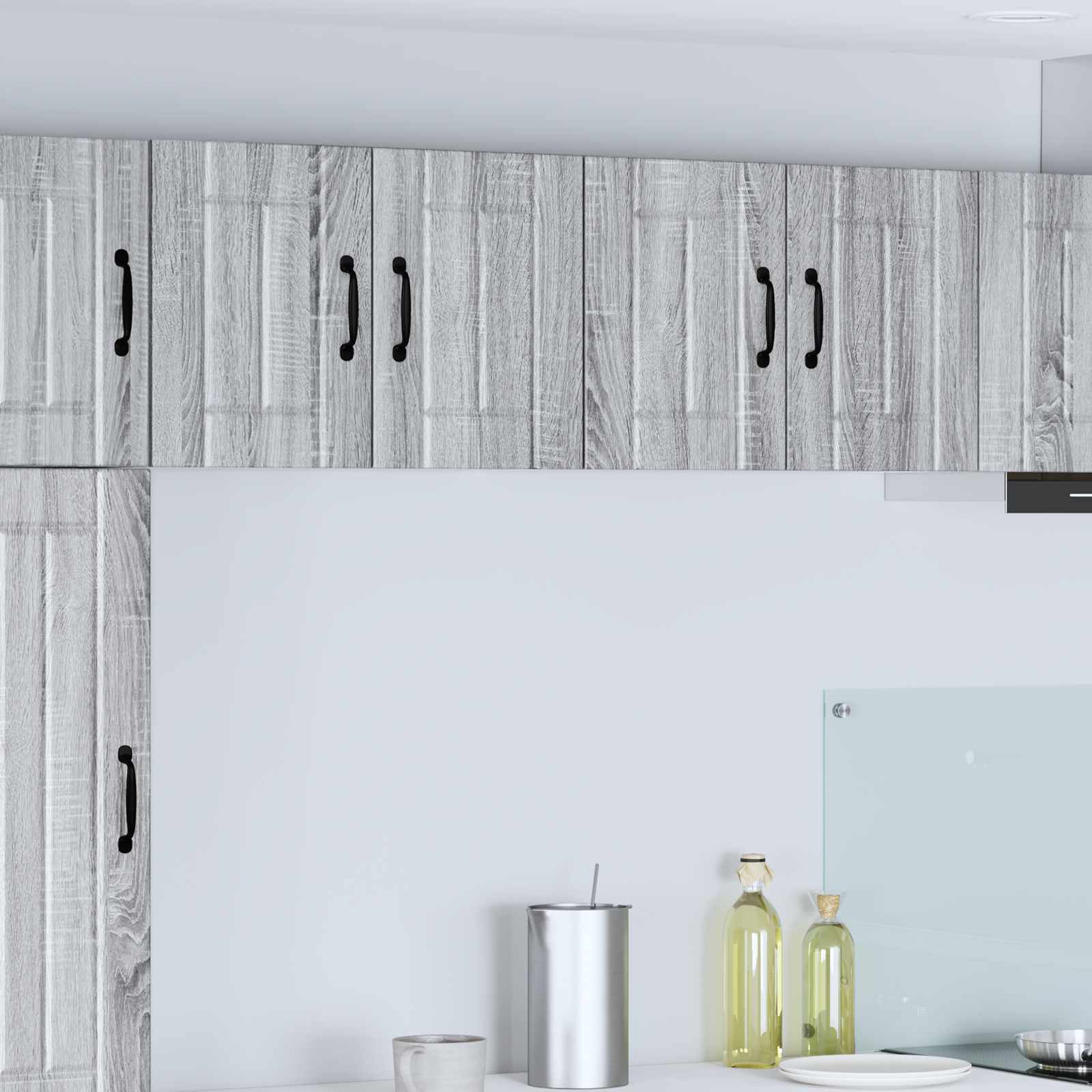 Wandschrank LUCCA 2 pcs Graues Sonoma 60 x 31 x 40 cm