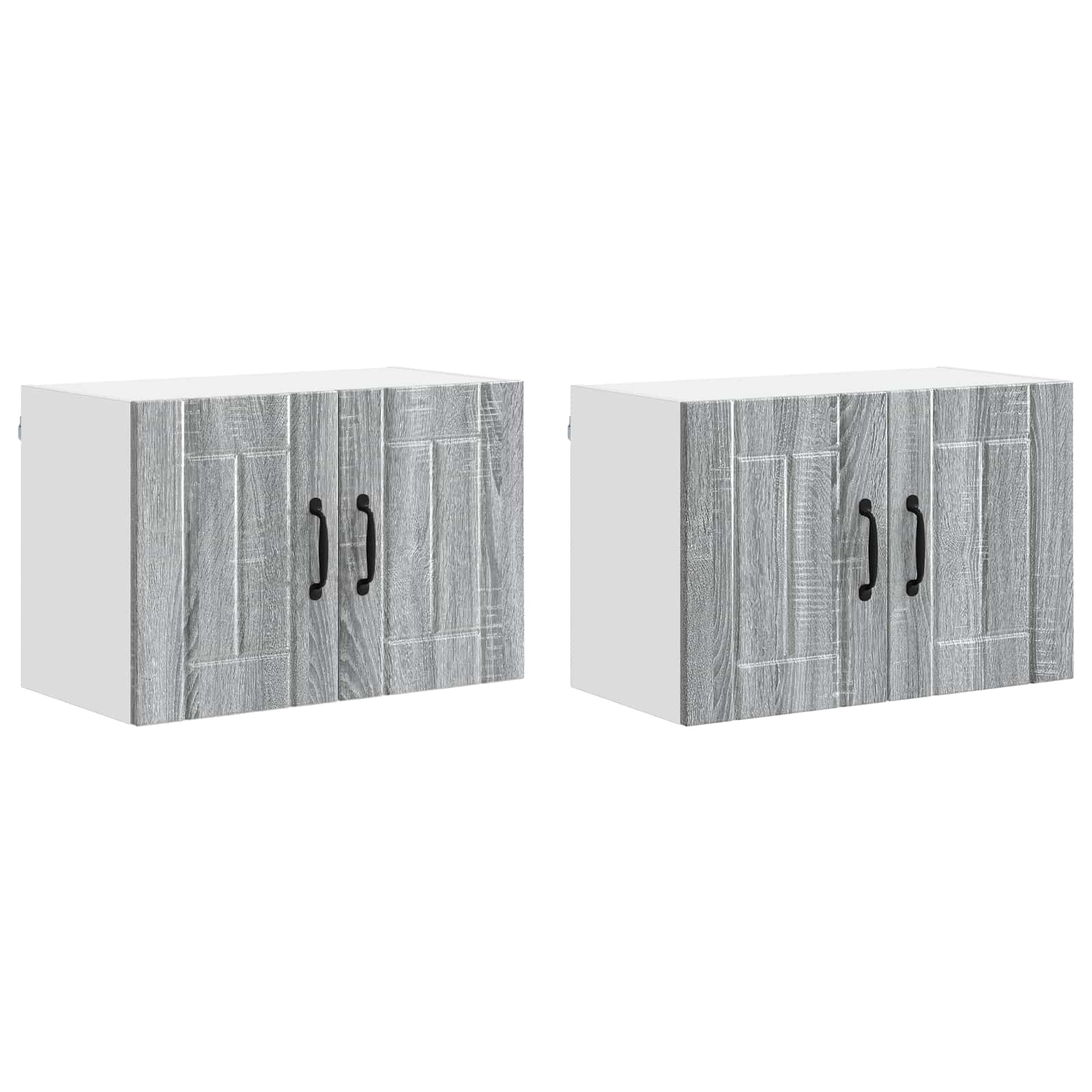Wandschrank LUCCA 2 pcs Graues Sonoma 60 x 31 x 40 cm