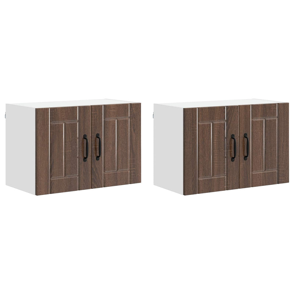 Wandschrank LUCCA 2 pcs Brauneiche 60 x 31 x 40 cm