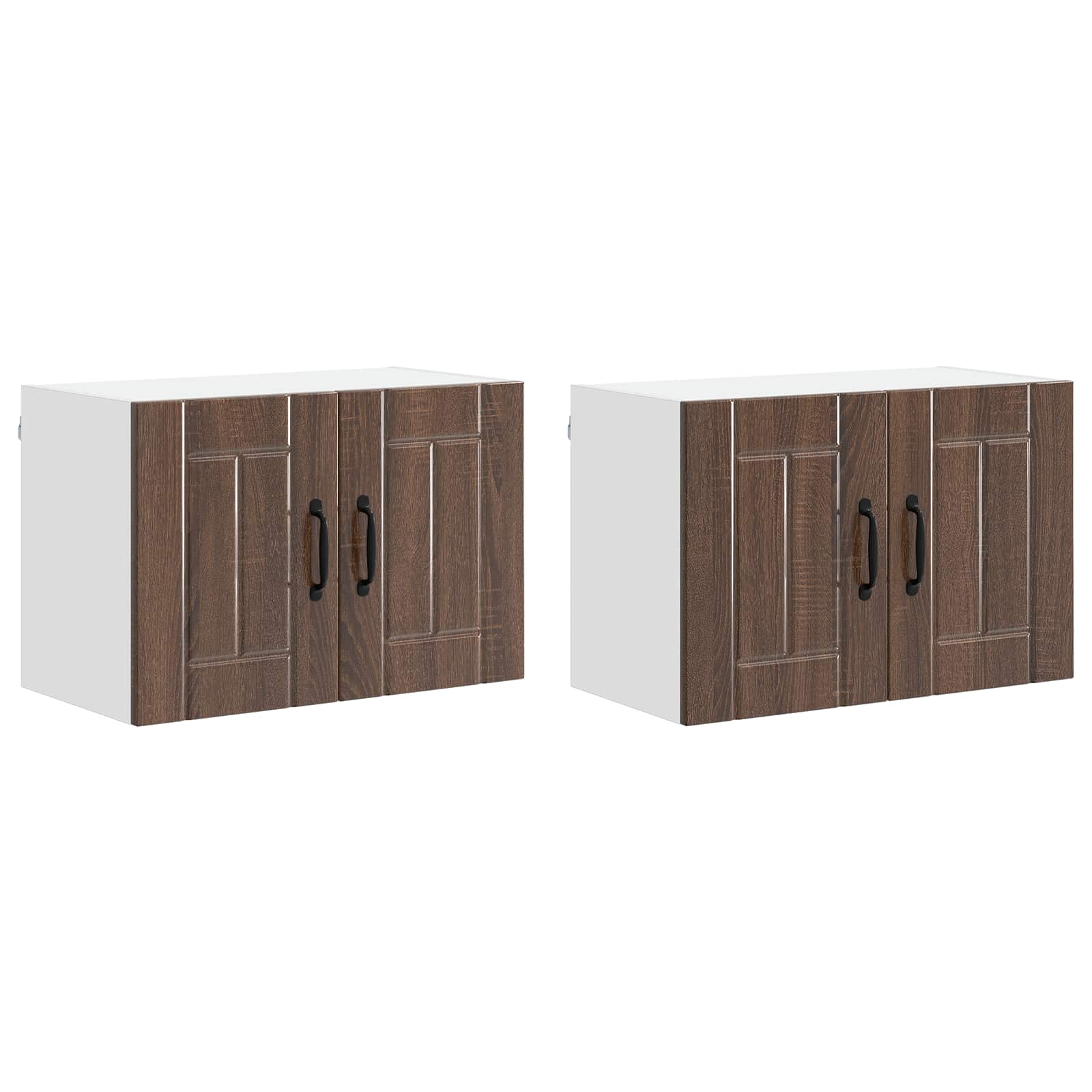 Wandschrank LUCCA 2 pcs Brauneiche 60 x 31 x 40 cm