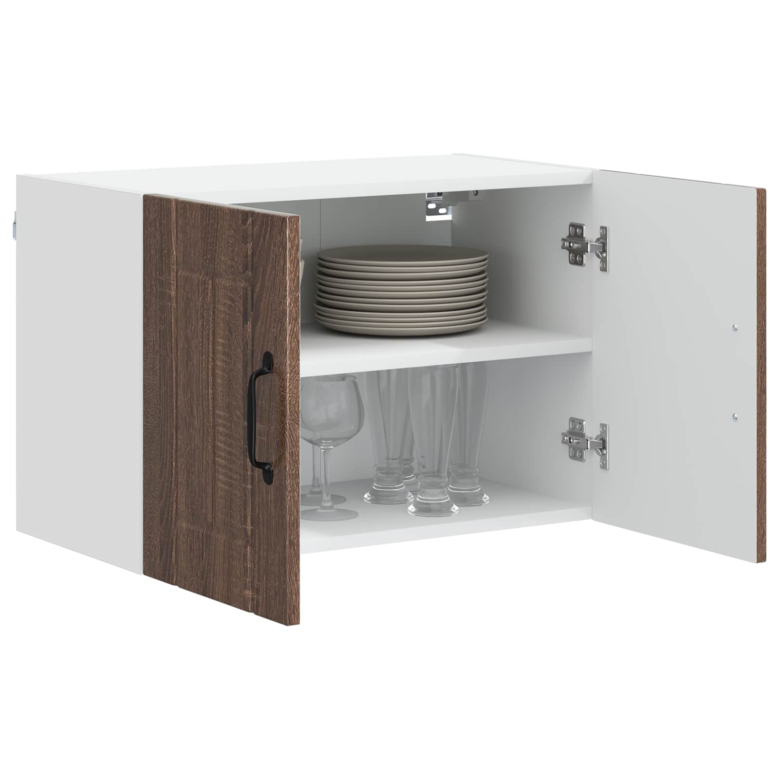 Wandschrank LUCCA 2 pcs Brauneiche 60 x 31 x 40 cm