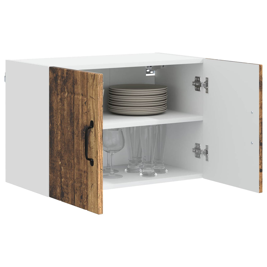 Wandschrank LUCCA 2 pcs Altholz 60 x 31 x 40 cm Holzwerkstoff