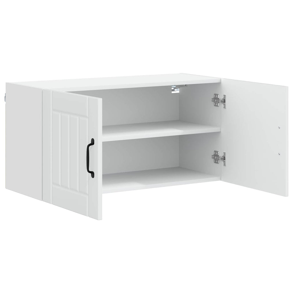 Wandschrank LUCCA Weiß 80 x 31 x 40 cm Holzwerkstoff