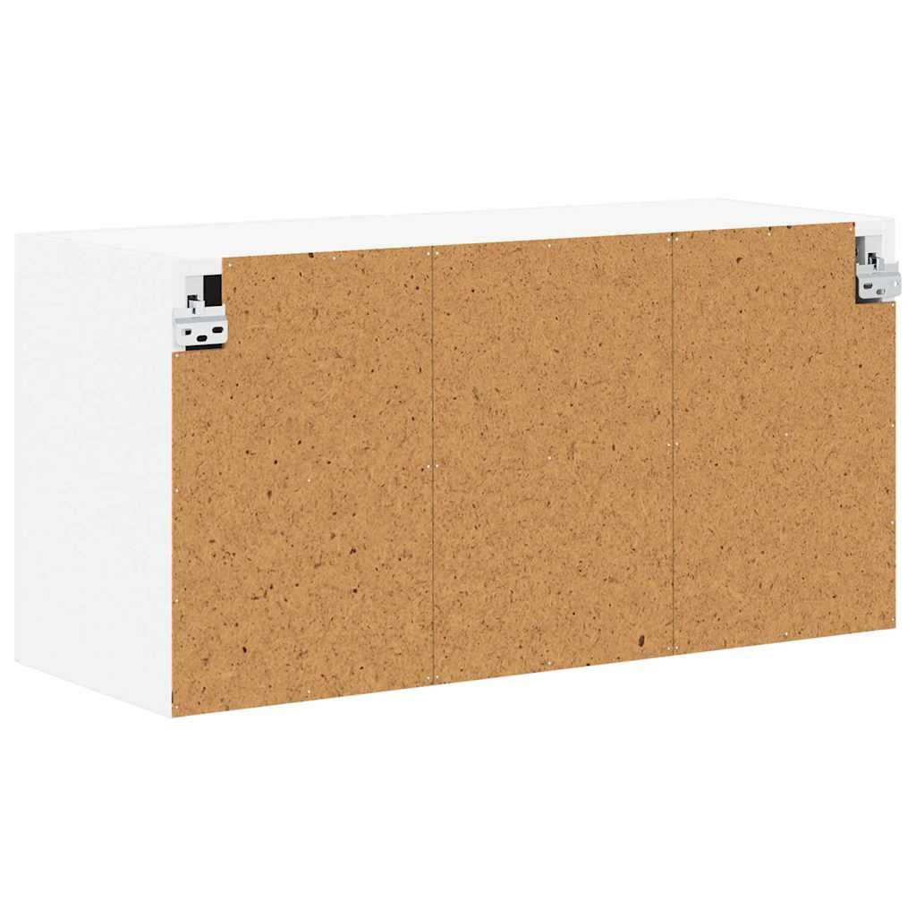 Wandschrank LUCCA Weiß 80 x 31 x 40 cm Holzwerkstoff