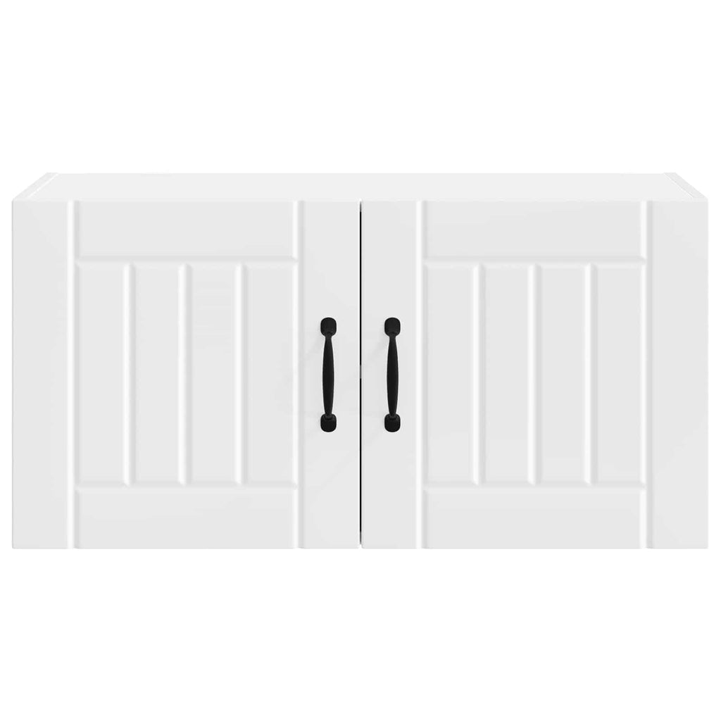 Wandschrank LUCCA Weiß 80 x 31 x 40 cm Holzwerkstoff
