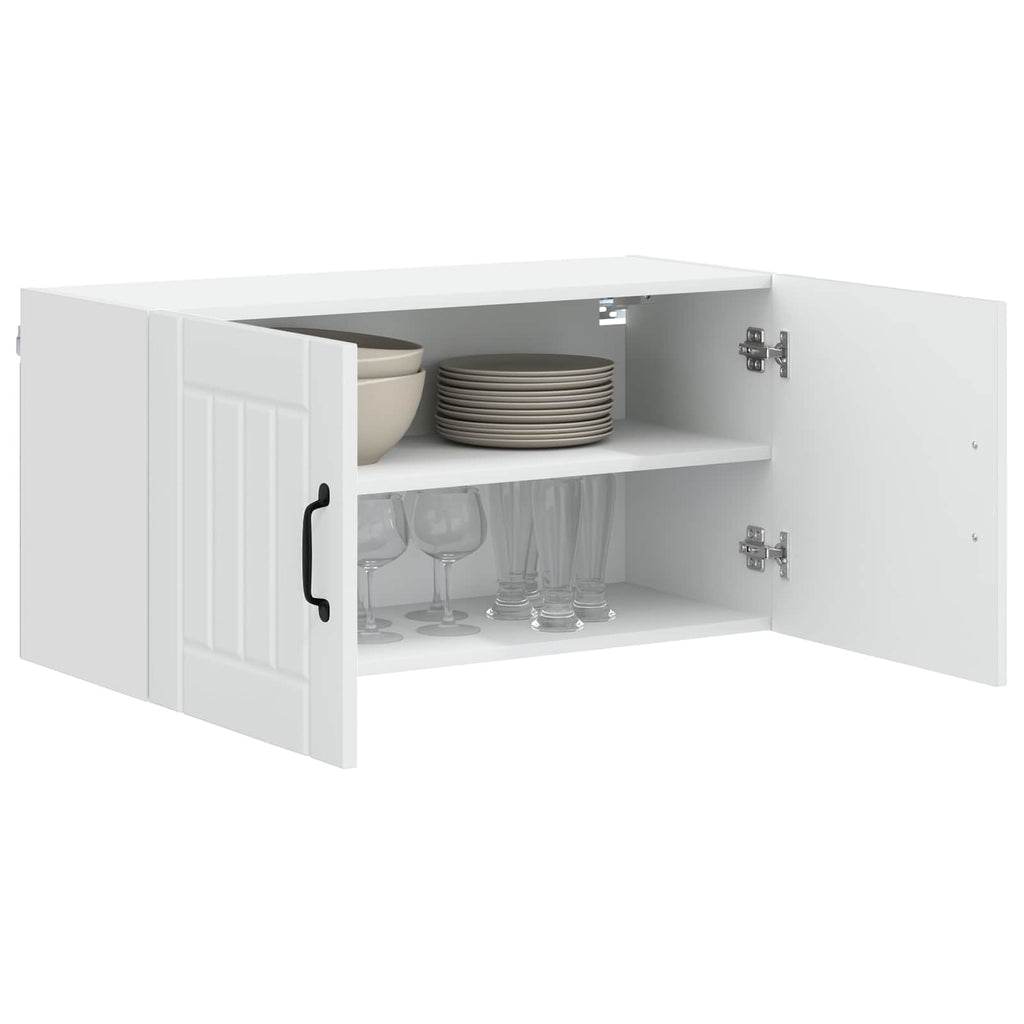 Wandschrank LUCCA Weiß 80 x 31 x 40 cm Holzwerkstoff