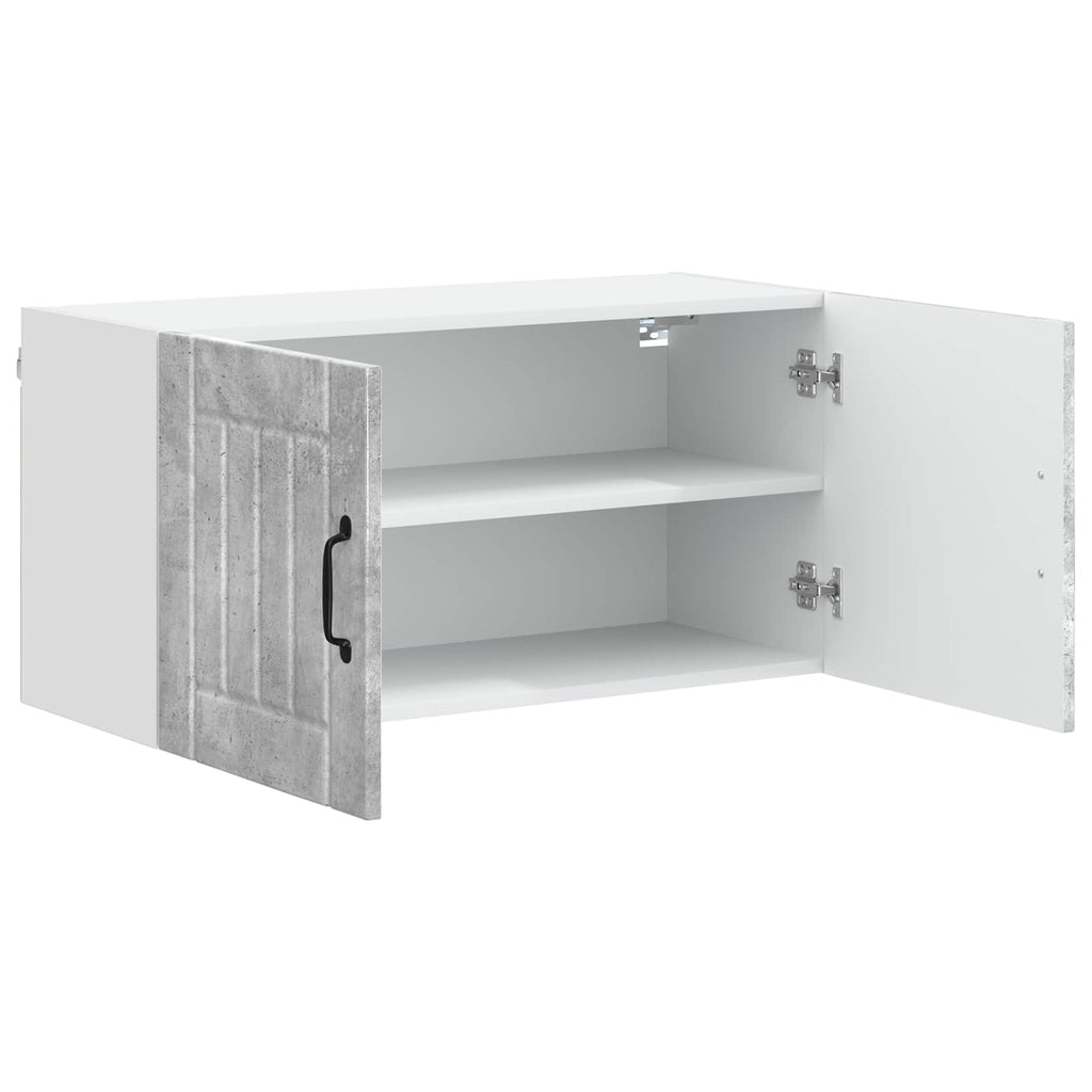 Wandschrank LUCCA Betongrau 80 x 31 x 40 cm Holzwerkstoff