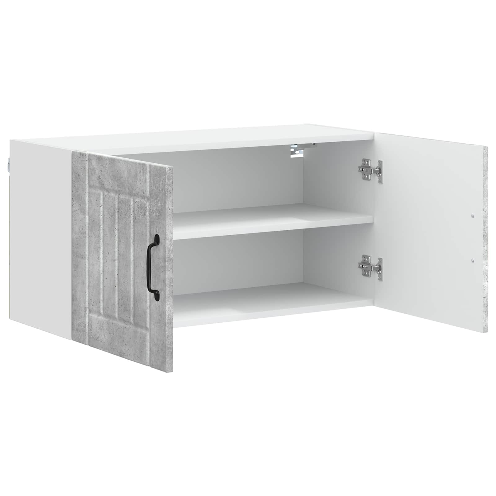Wandschrank LUCCA Betongrau 80 x 31 x 40 cm Holzwerkstoff