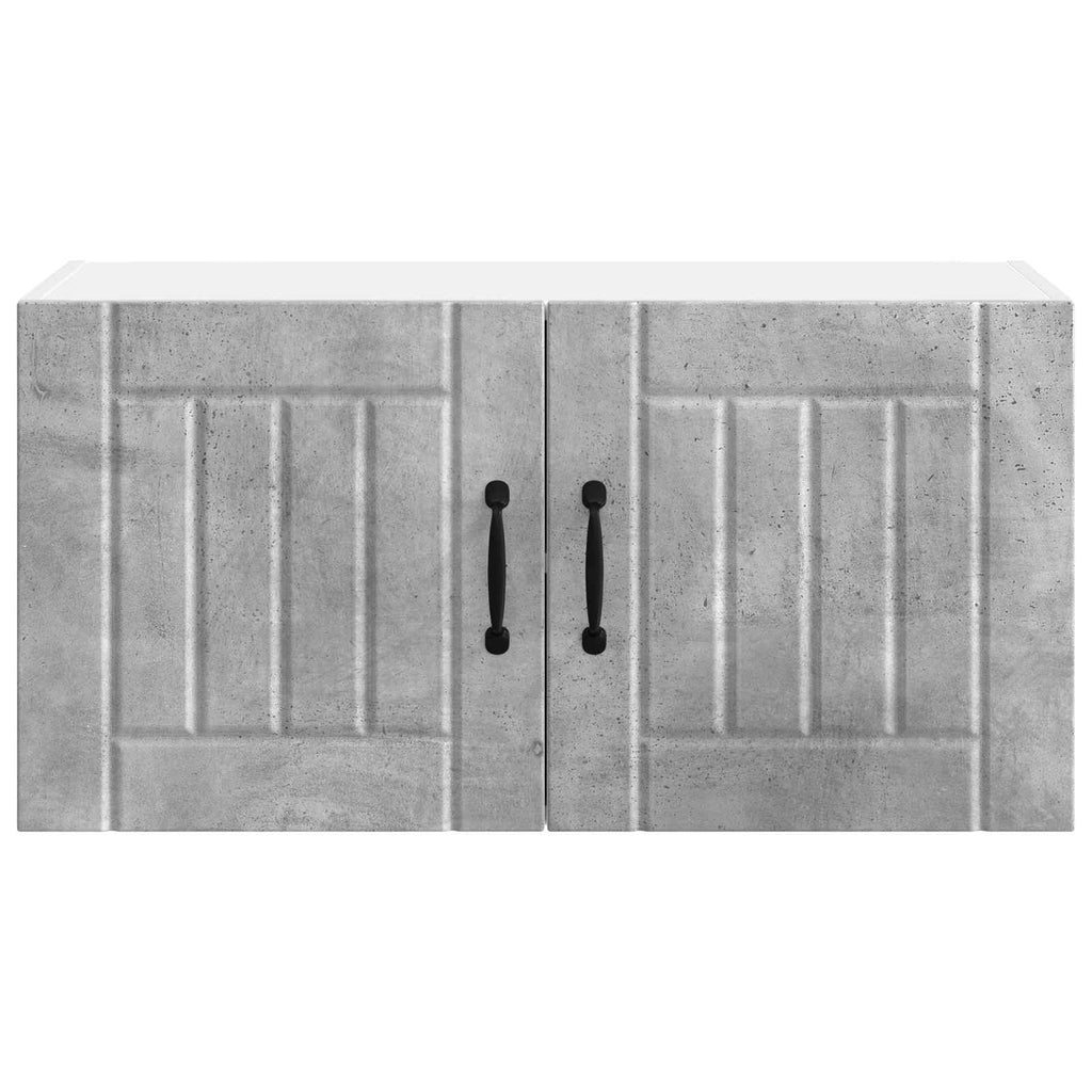 Wandschrank LUCCA Betongrau 80 x 31 x 40 cm Holzwerkstoff