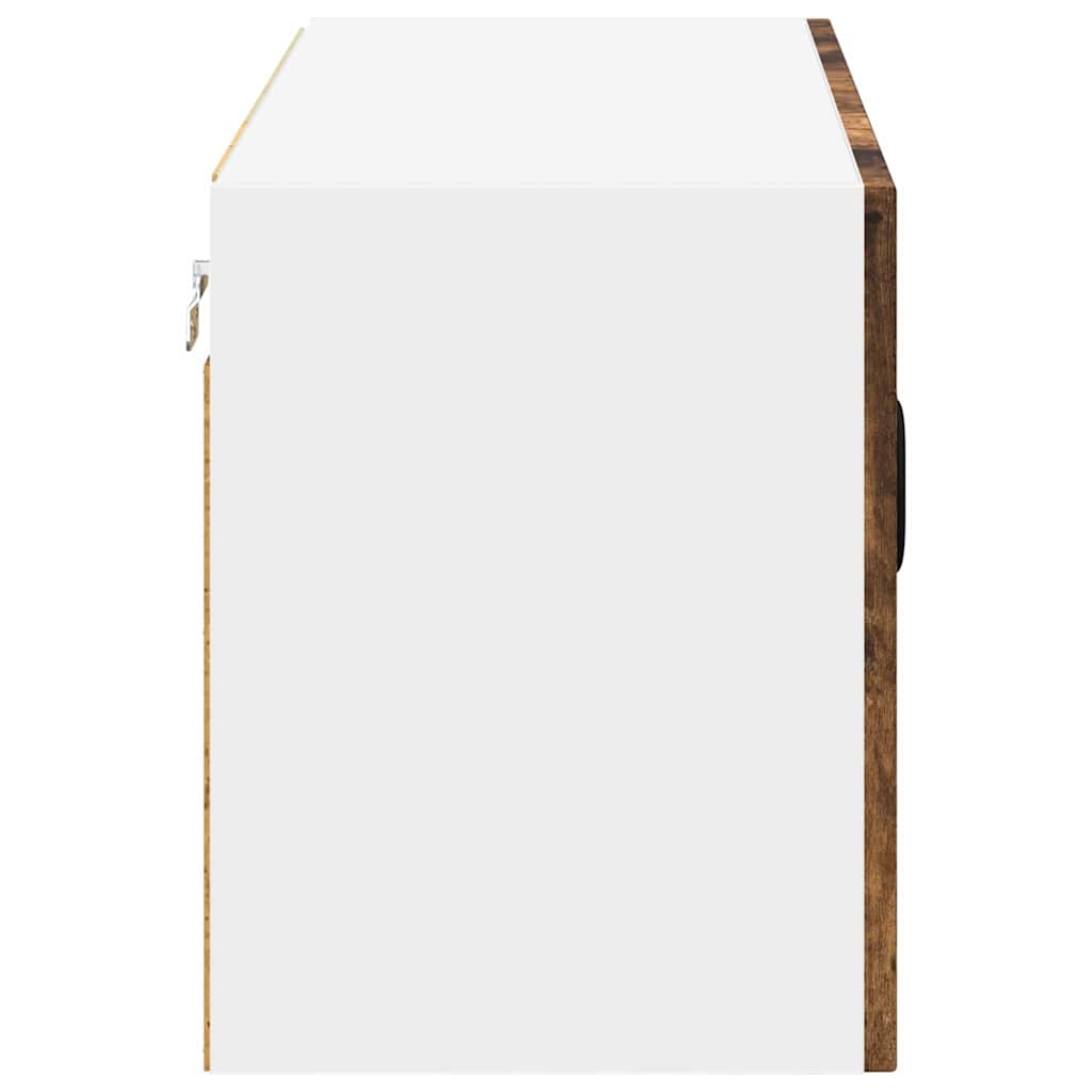 Wandschrank LUCCA Geräucherte Eiche 80 x 31 x 40 cm