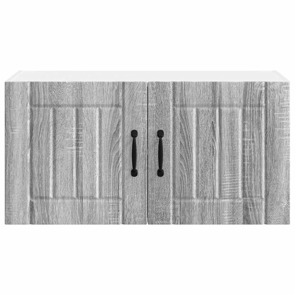 Wandschrank LUCCA Graues Sonoma 80 x 31 x 40 cm Holzwerkstoff