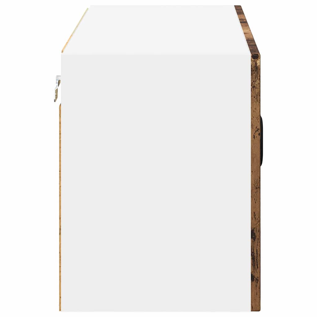 Wandschrank LUCCA Altholz 80 x 31 x 40 cm Holzwerkstoff