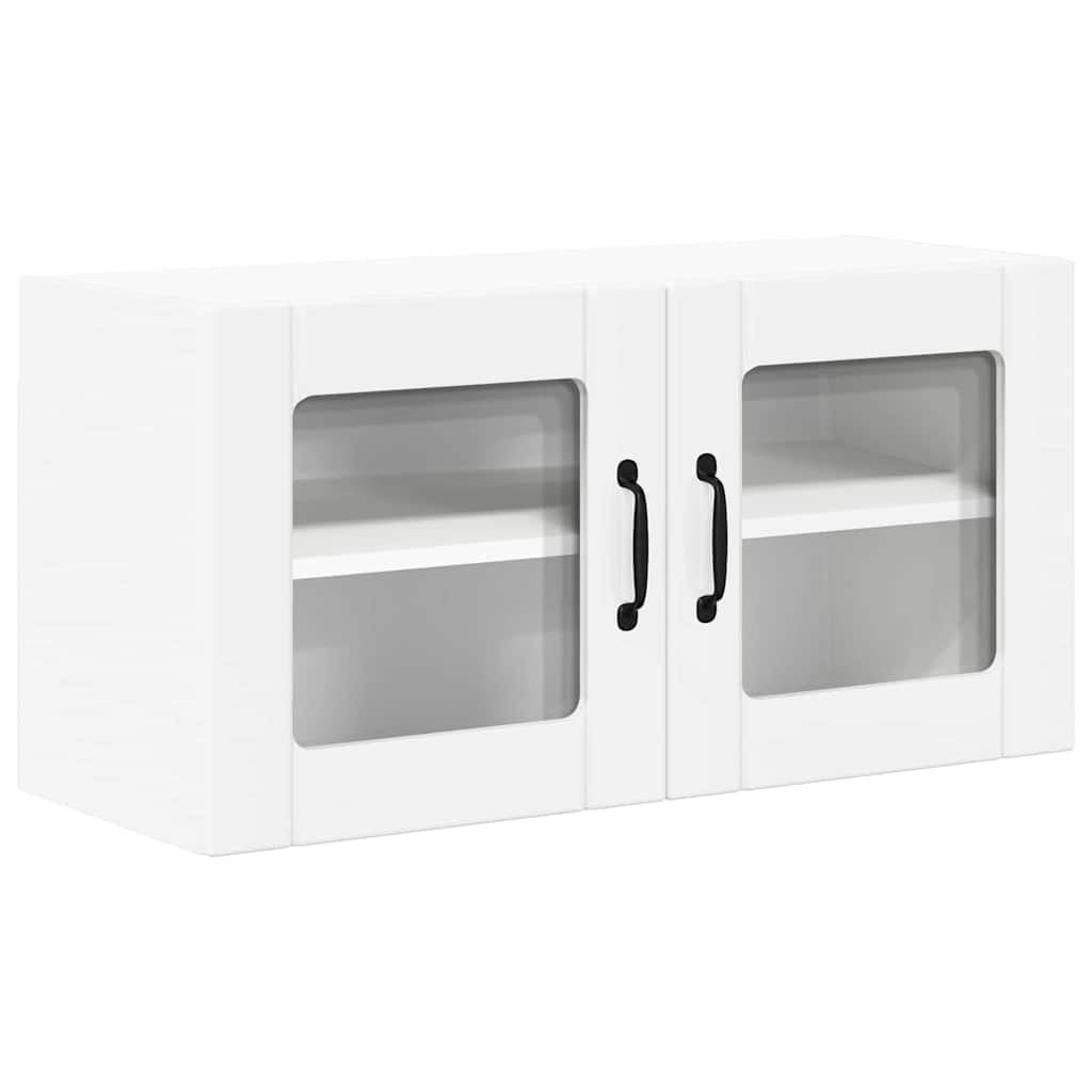 Wandglas-Schrank LUCCA Weiß 80 x 31 x 40 cm Holzwerkstoff