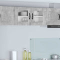 Wandglas-Schrank LUCCA Betongrau 80 x 31 x 40 cm Holzwerkstoff