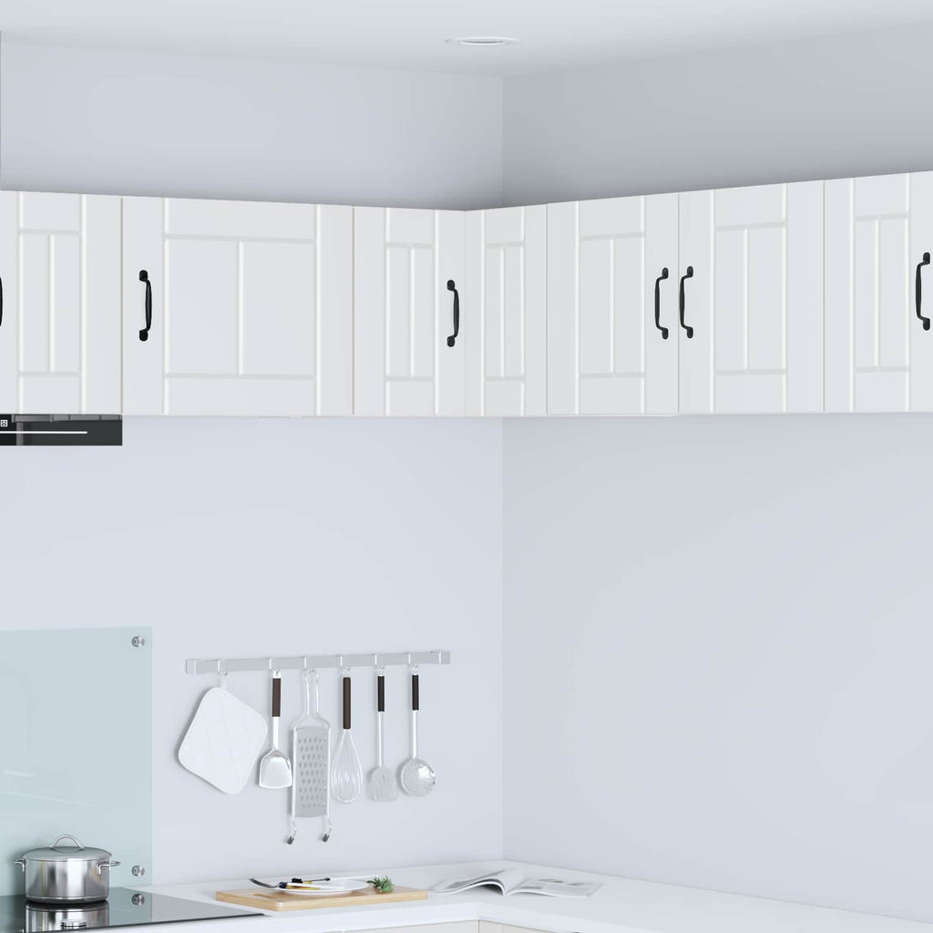 Wand-Eckschrank LUCCA Weiß 57 x 57 x 40 cm Holzwerkstoff