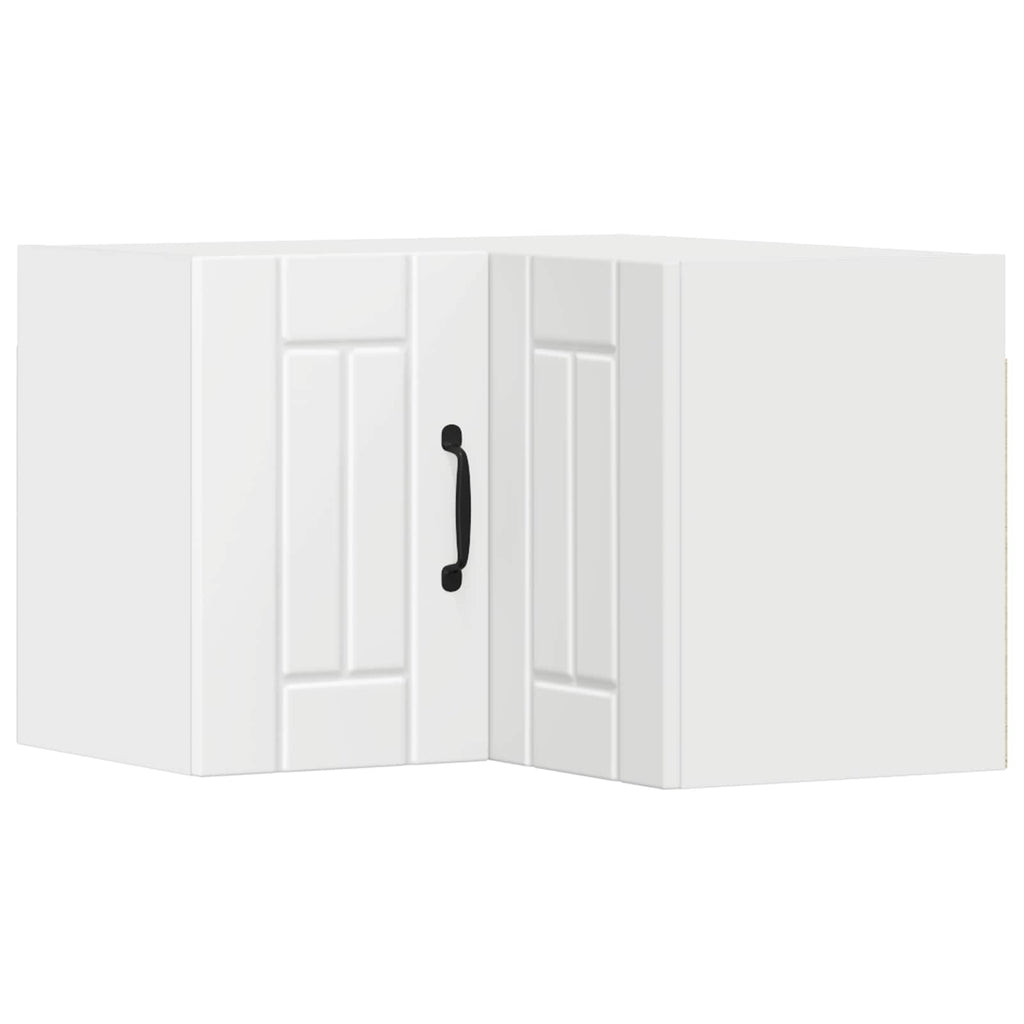 Wand-Eckschrank LUCCA Weiß 57 x 57 x 40 cm Holzwerkstoff