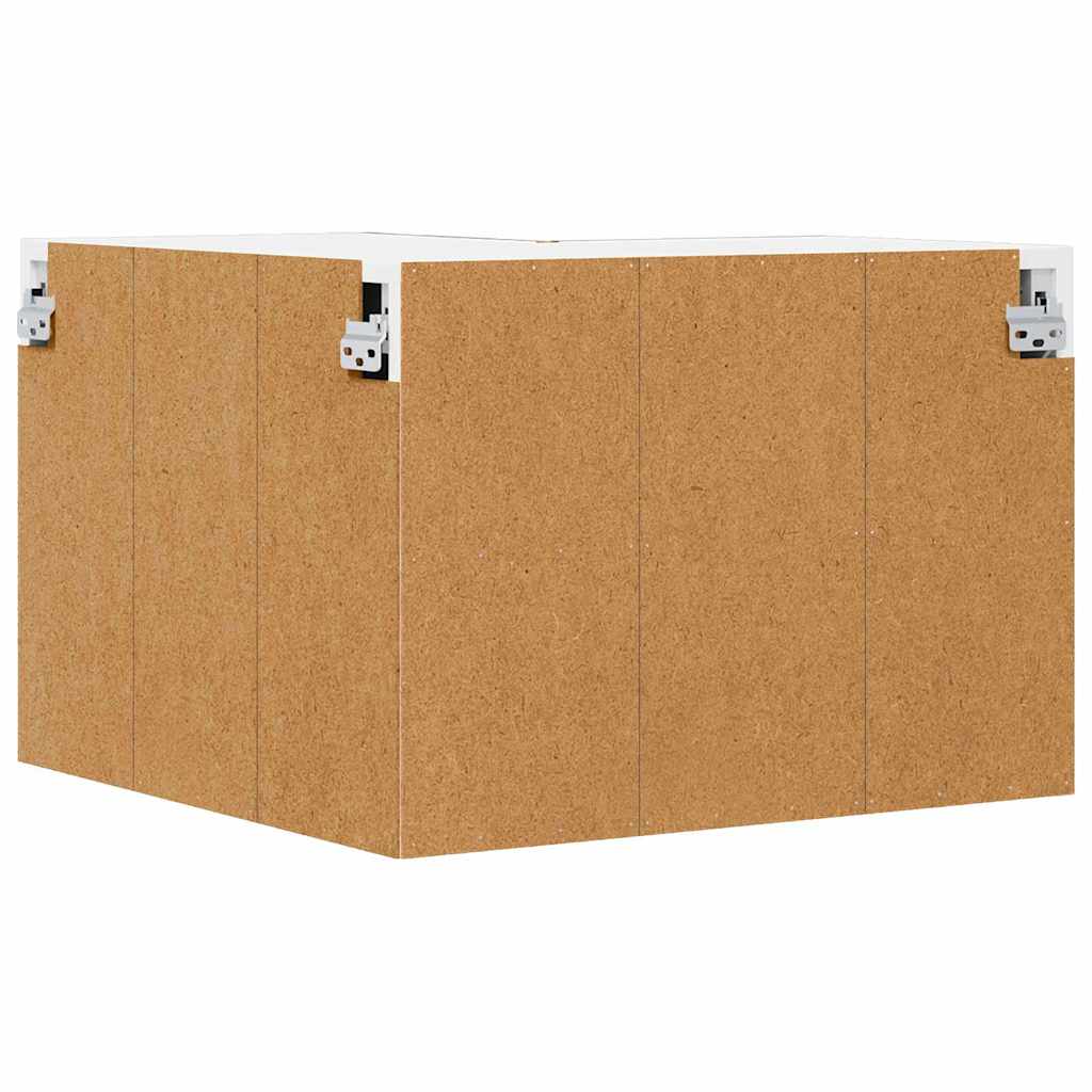 Wand-Eckschrank LUCCA Geräucherte Eiche 57 x 57 x 40 cm