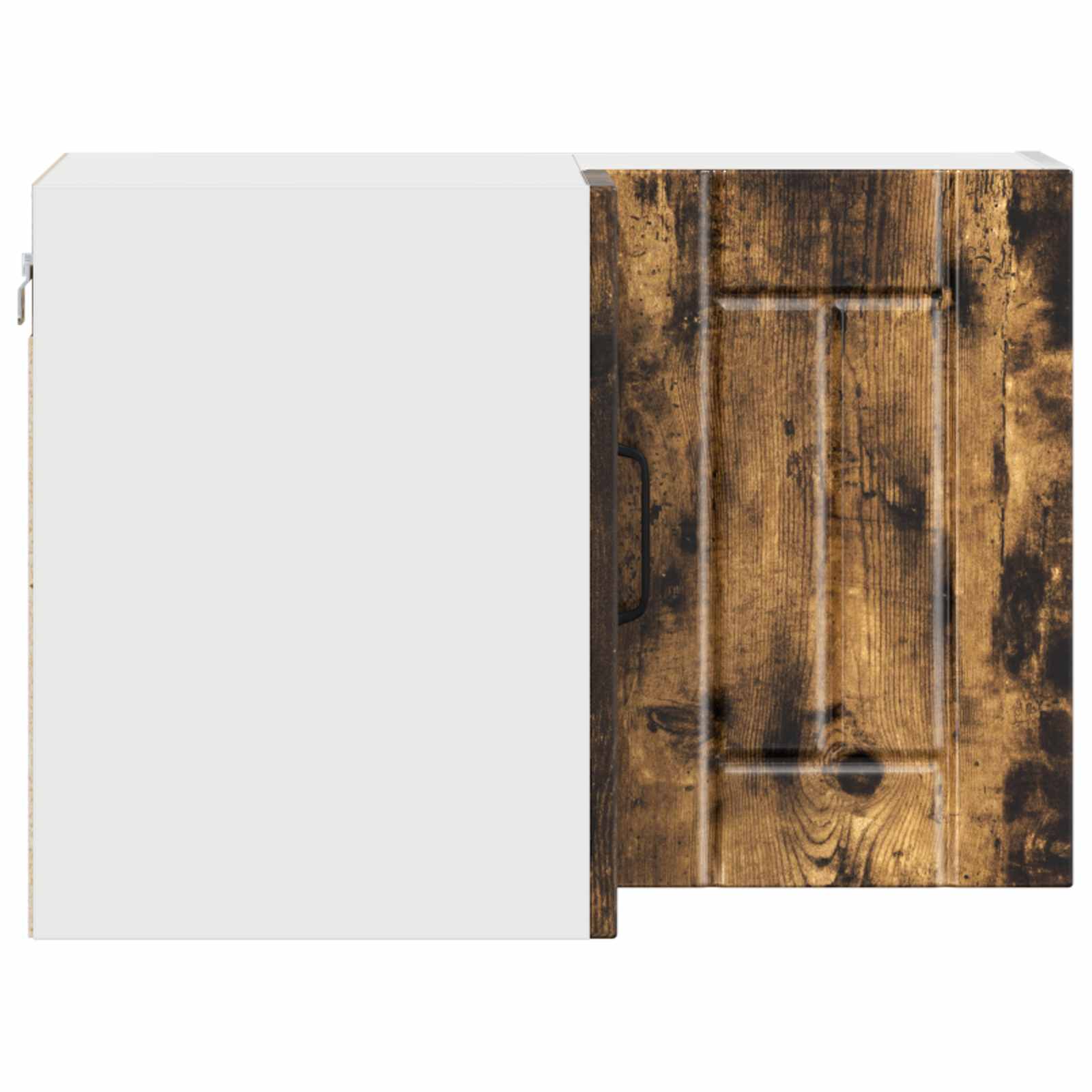 Wand-Eckschrank LUCCA Geräucherte Eiche 57 x 57 x 40 cm