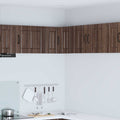 Wand-Eckschrank LUCCA Brauneiche 57 x 57 x 40 cm Holzwerkstoff