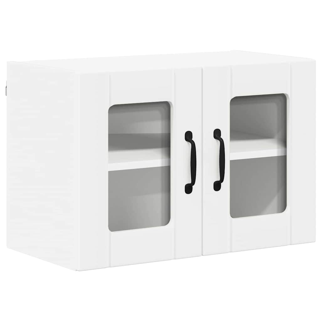 Wandglas-Schrank LUCCA Weiß 60 x 31 x 40 cm Holzwerkstoff