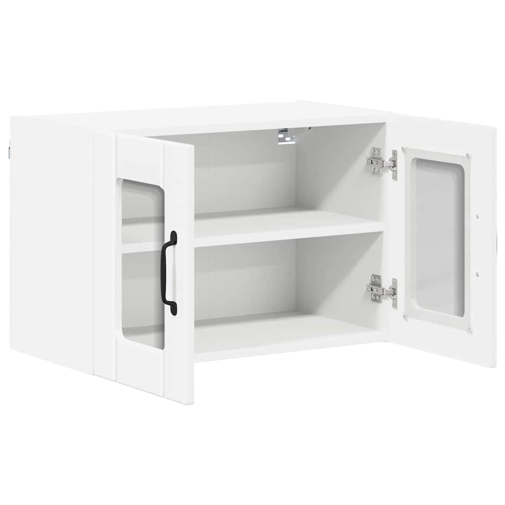Wandglas-Schrank LUCCA Weiß 60 x 31 x 40 cm Holzwerkstoff