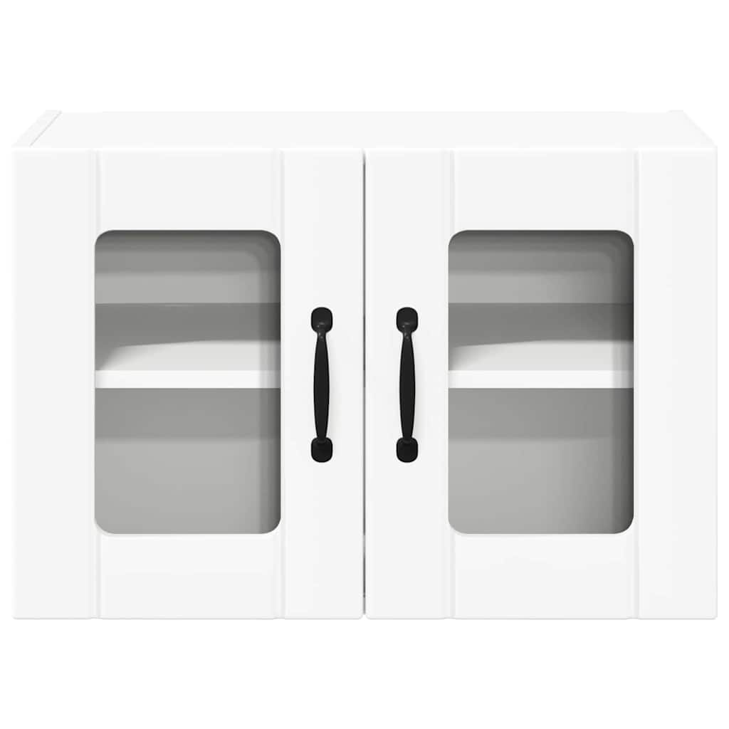 Wandglas-Schrank LUCCA Weiß 60 x 31 x 40 cm Holzwerkstoff