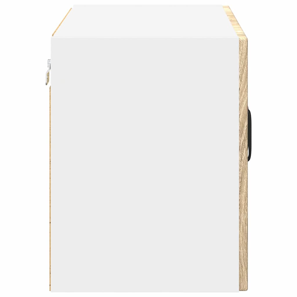 Wandglas-Schrank LUCCA 2 pcs Sonoma-Eiche 60 x 31 x 40 cm