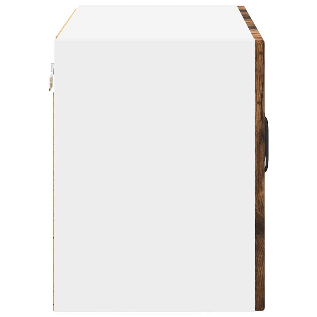 Wandglas-Schrank LUCCA 2 pcs Geräucherte Eiche 60 x 31 x 40 cm