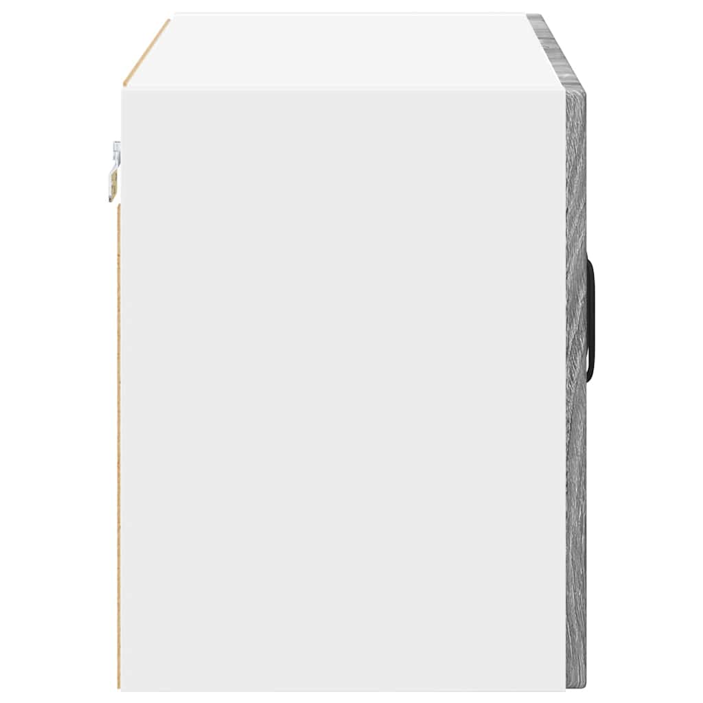 Wandglas-Schrank LUCCA Graues Sonoma 60 x 31 x 40 cm