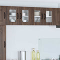 Wandglas-Schrank LUCCA Brauneiche 60 x 31 x 40 cm Holzwerkstoff