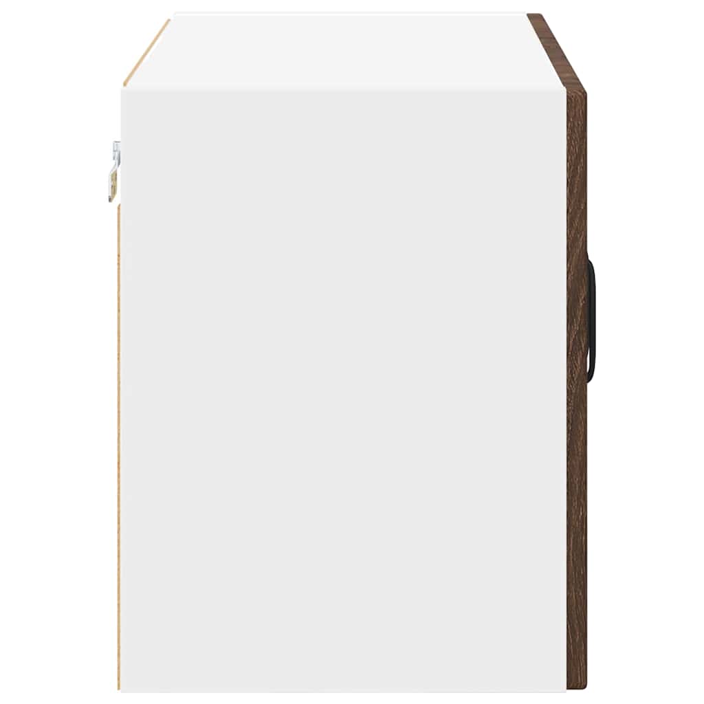Wandglas-Schrank LUCCA Brauneiche 60 x 31 x 40 cm Holzwerkstoff