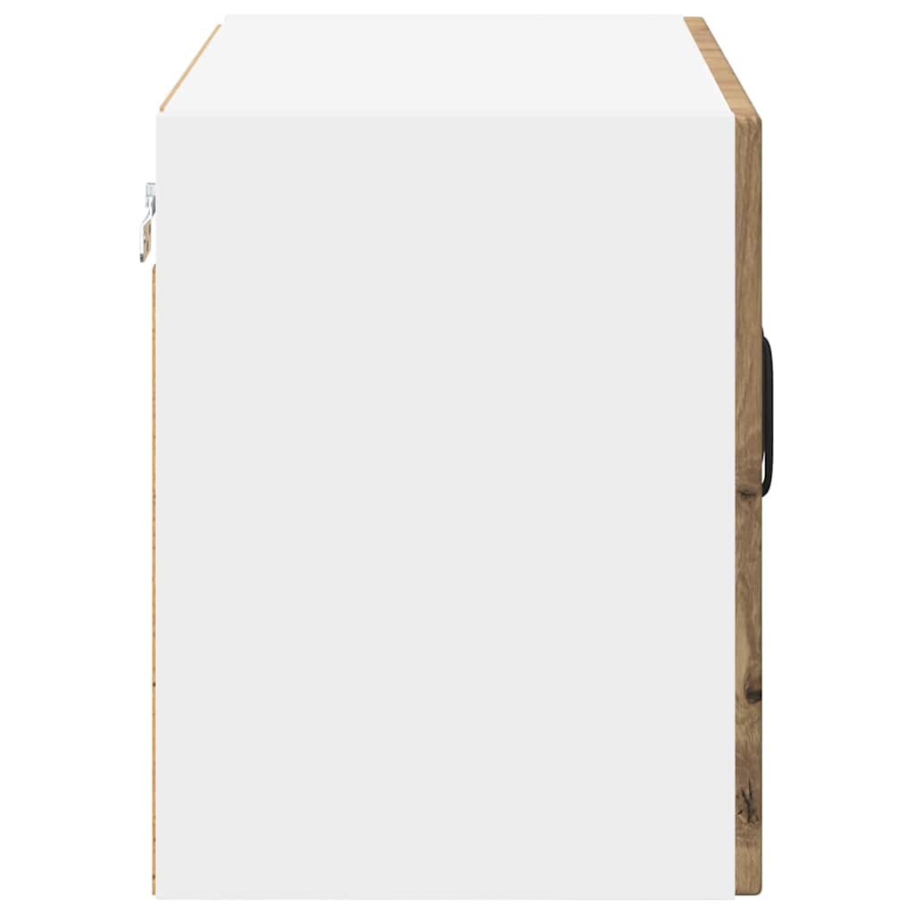 Wandglas-Schrank LUCCA 2 pcs Artisan-Eiche 60 x 31 x 40 cm