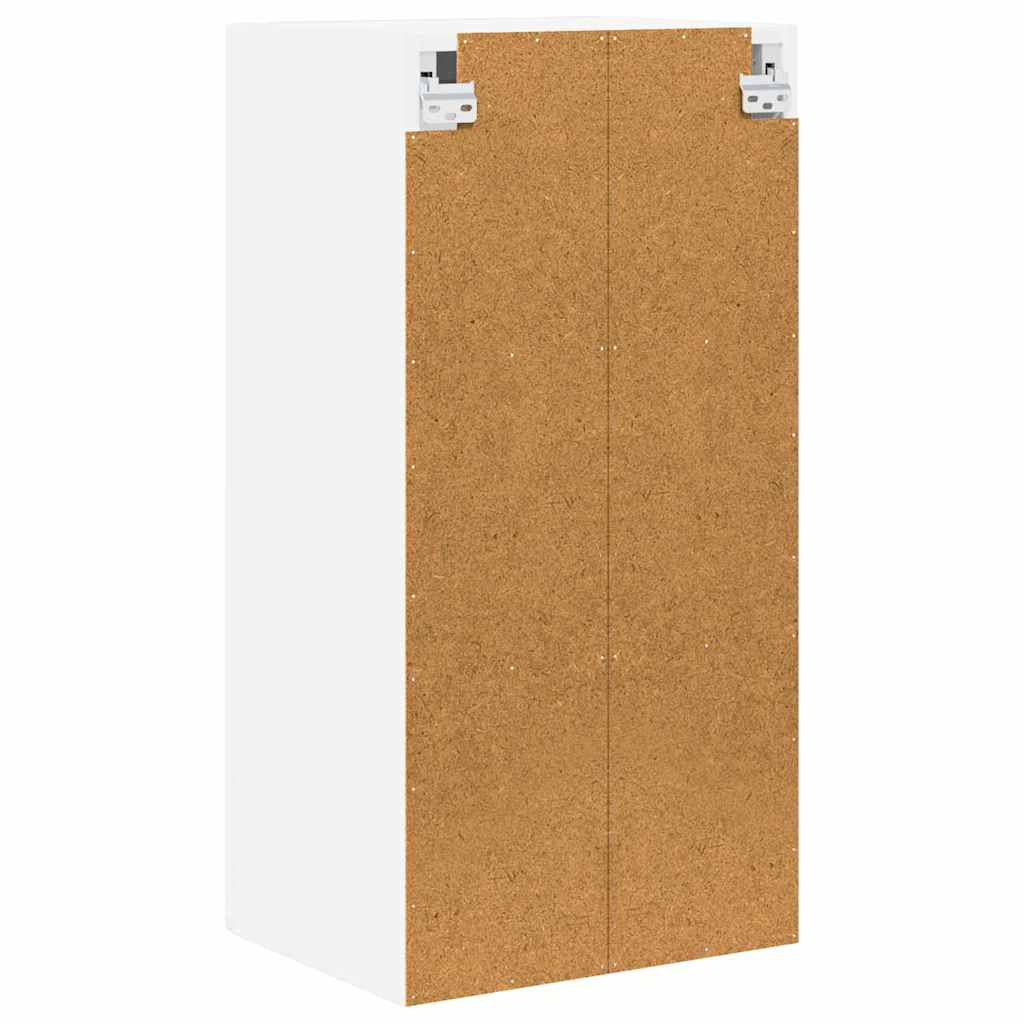 Wandglas-Schrank LUCCA Weiß 40 x 31 x 80 cm Holzwerkstoff