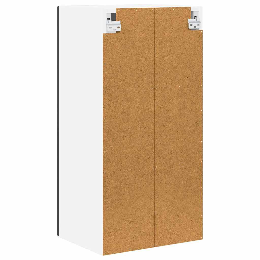 Wandglas-Schrank LUCCA 2 pcs Schwarz 40 x 31 x 80 cm