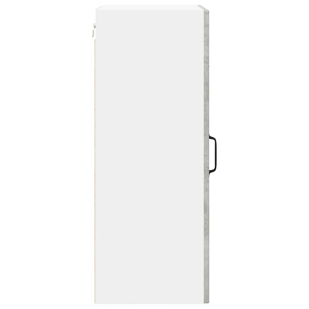 Wandglas-Schrank LUCCA 2 pcs Betongrau 40 x 31 x 80 cm