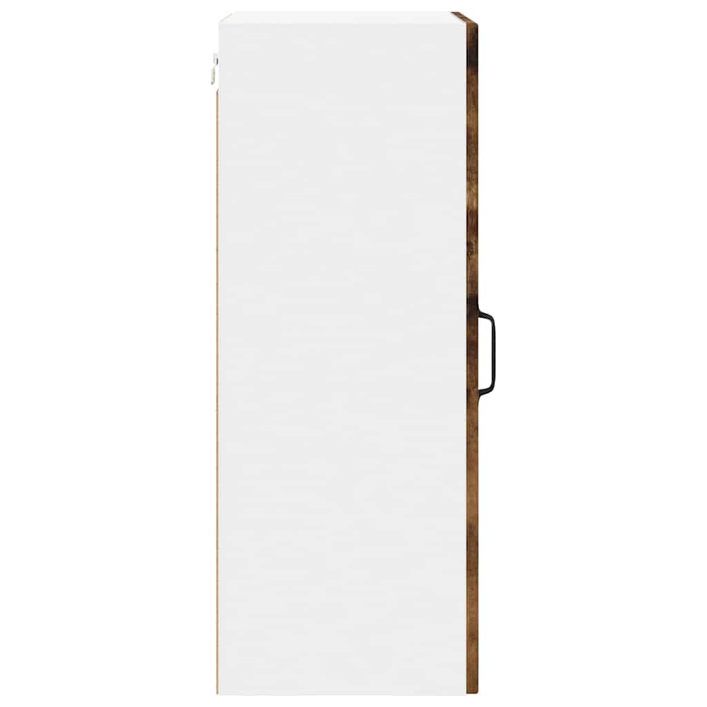 Wandglas-Schrank LUCCA 2 pcs Geräucherte Eiche 40 x 31 x 80 cm