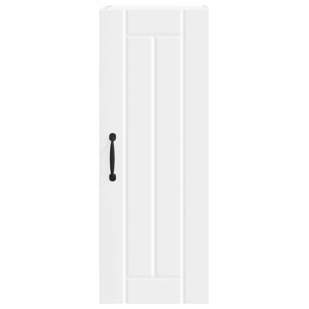 Wandschrank LUCCA 2 pcs Weiß 30 x 31 x 80 cm Holzwerkstoff