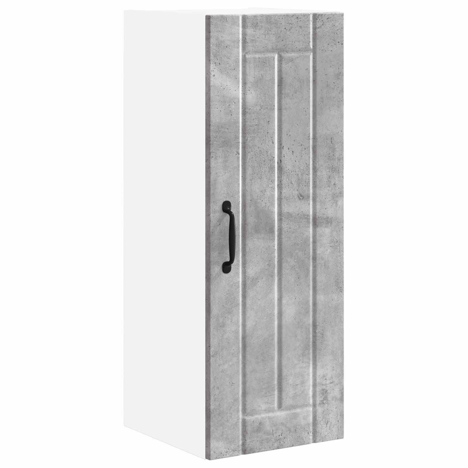 Wandschrank LUCCA 2 pcs Betongrau 30 x 31 x 80 cm Holzwerkstoff