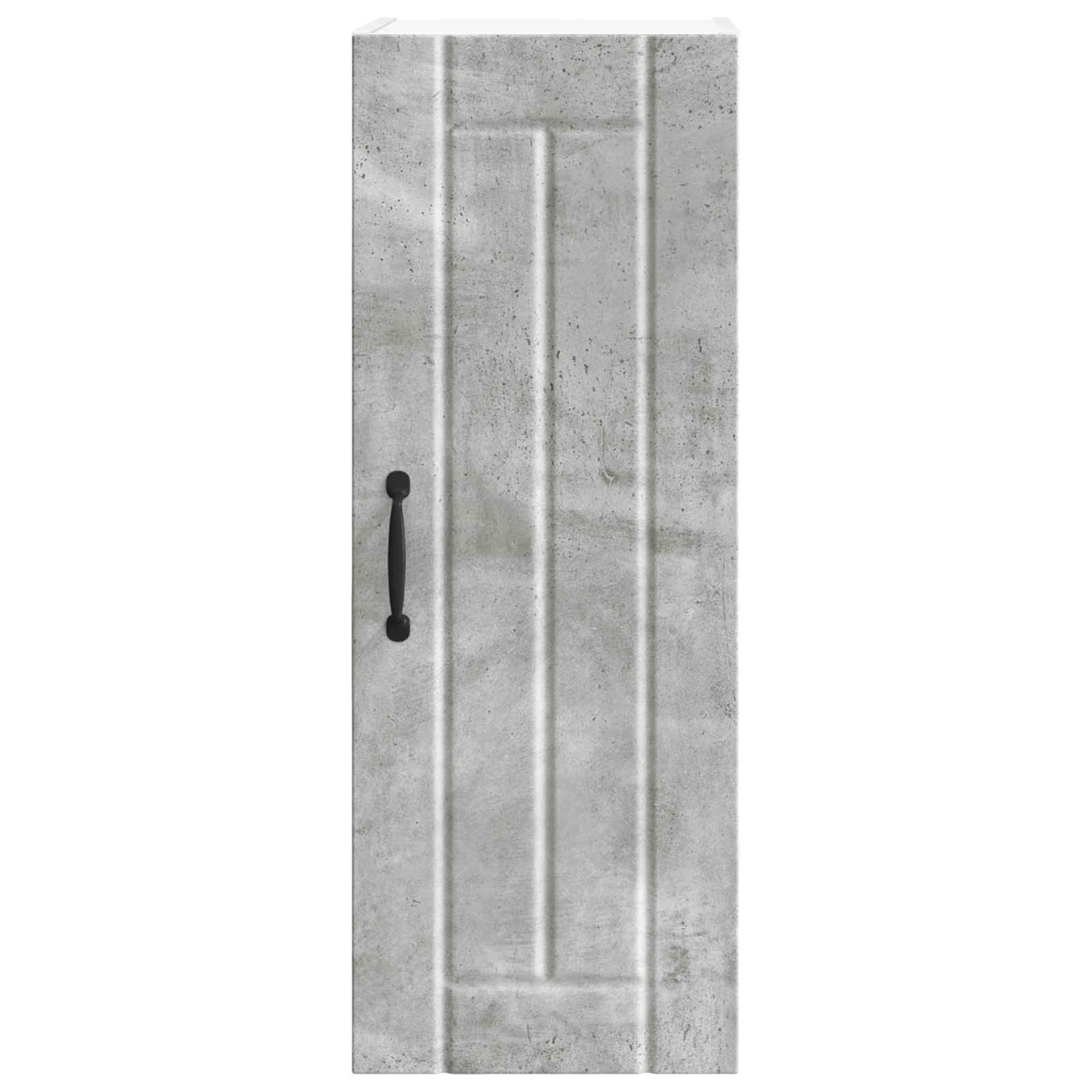 Wandschrank LUCCA 2 pcs Betongrau 30 x 31 x 80 cm Holzwerkstoff