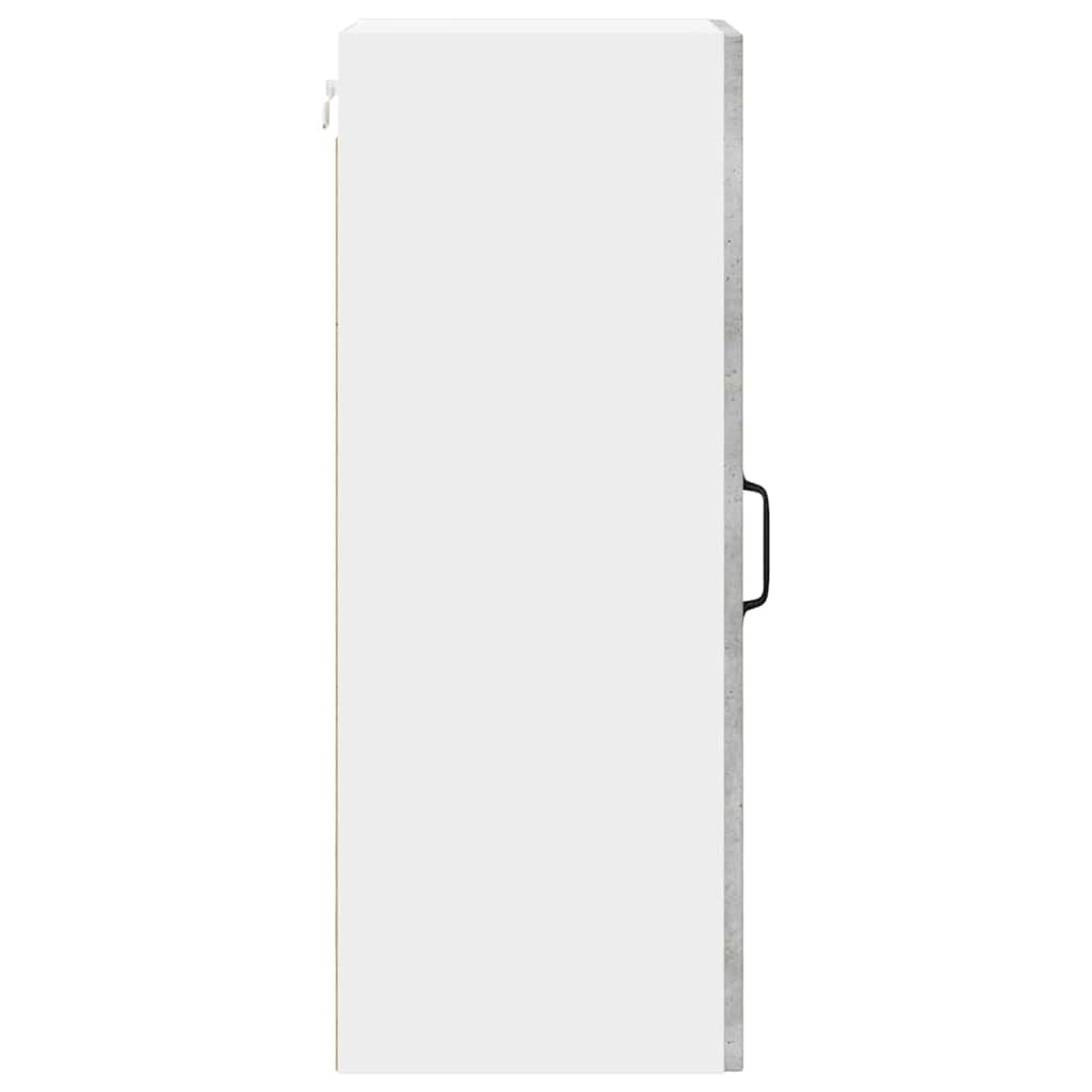 Wandschrank LUCCA 2 pcs Betongrau 30 x 31 x 80 cm Holzwerkstoff