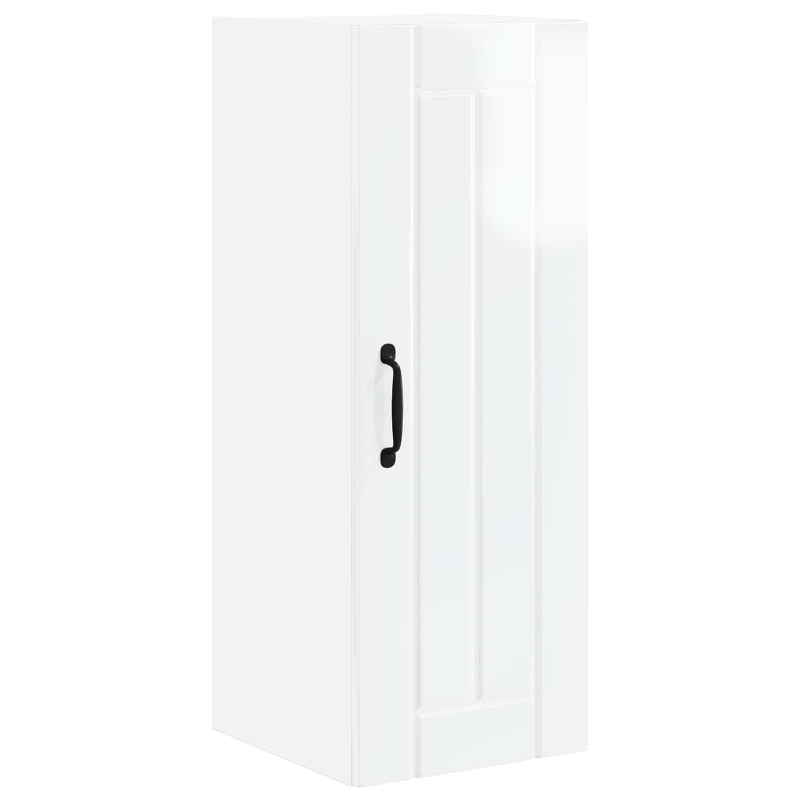 Wandschrank LUCCA 2 pcs Hochglanz Weiß 30 x 31 x 80 cm