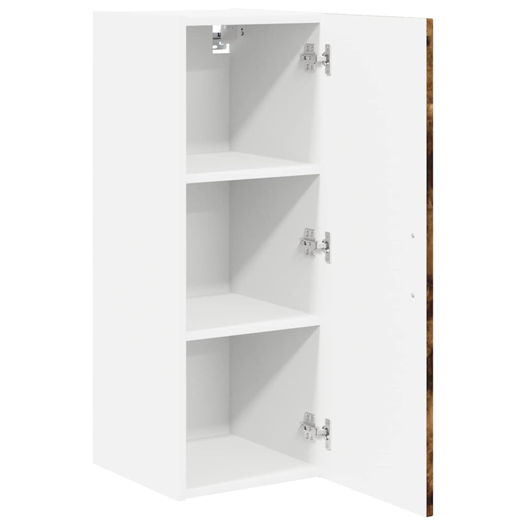 Wandschrank LUCCA 2 pcs Geräucherte Eiche 30 x 31 x 80 cm