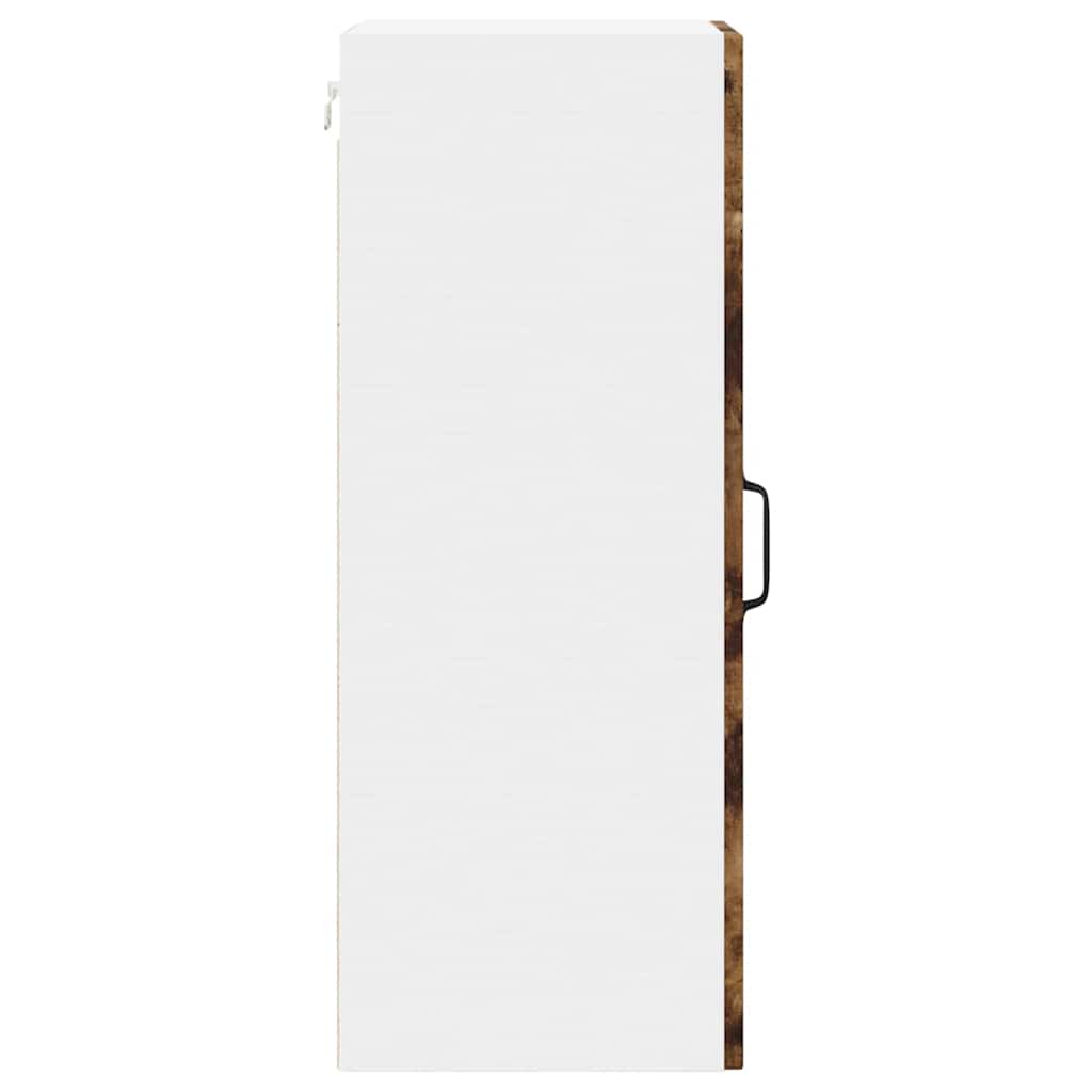 Wandschrank LUCCA 2 pcs Geräucherte Eiche 30 x 31 x 80 cm