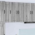 Wandschrank LUCCA 2 pcs Graues Sonoma 30 x 31 x 80 cm